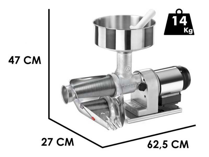 Tre Spade BIG-2P Elegant - Electric Tomato Press - 480W