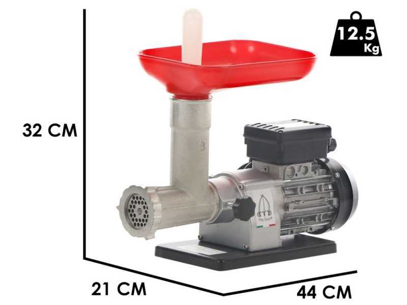 Tre Spade TC-8 COMBY - Electric Meat Mincer - 300W - N.8 + Accessory Kit