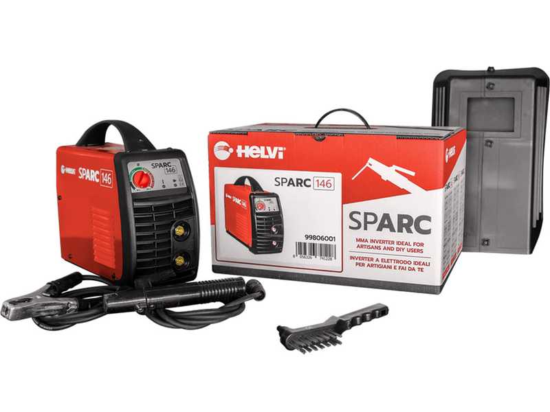 Helvi sparc 146 - Inverter MMA electrode welding machine - 120 A - equipment kit