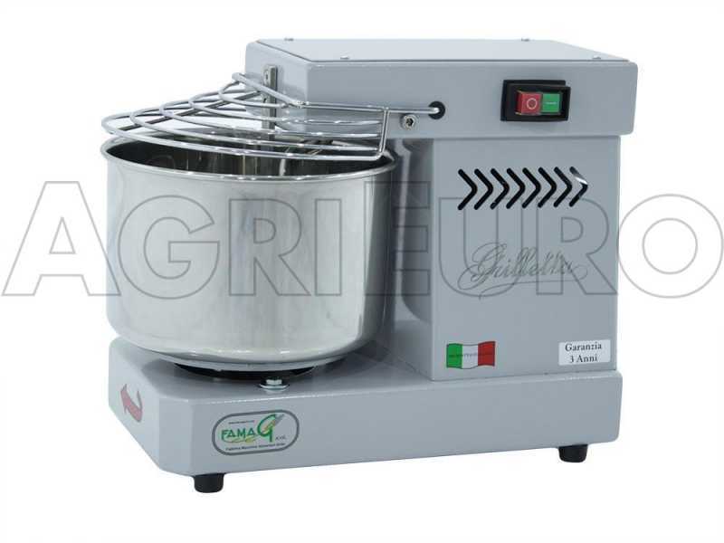 Famag Grilletta IM 5/230 1 Speed Colour Silver - Spiral Mixer 5 Kg