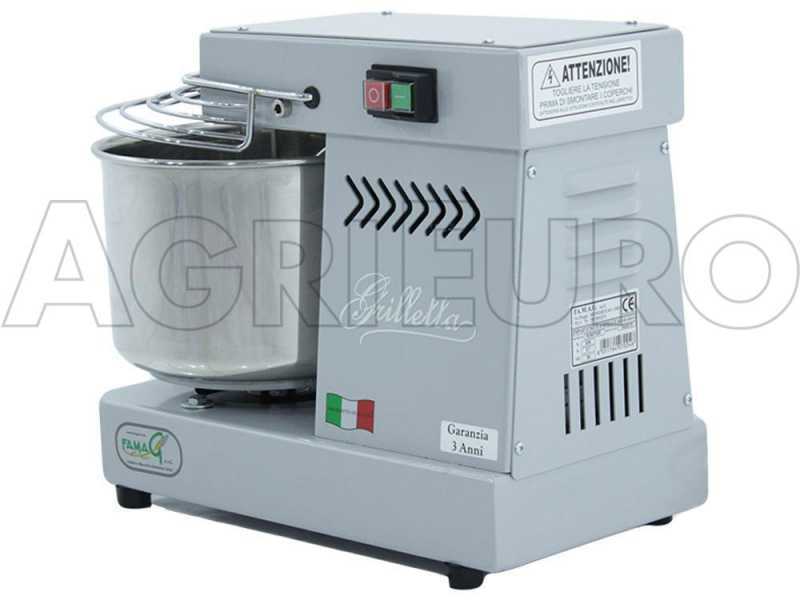 Famag Grilletta IM 5/230 1 Speed Colour Silver - Spiral Mixer 5 Kg