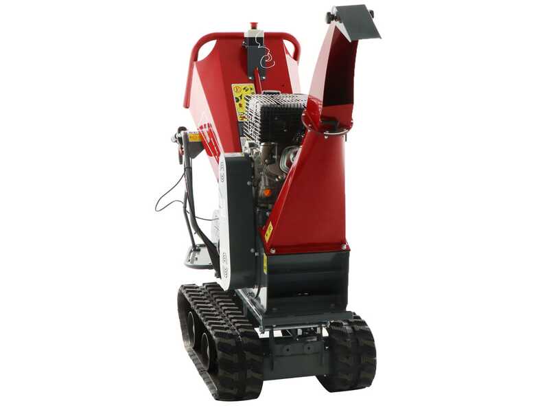 Blue Bird 310-SHL 1200 - Self-propelled track-mounted garden shredder on wheelbarrow - G420F Loncin Engine