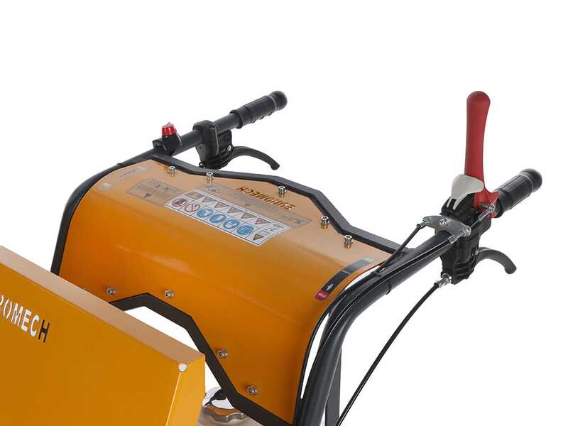 EuroMech EM500H-Agri - Tracked Wheelbarrow with Extendable Body 500Kg