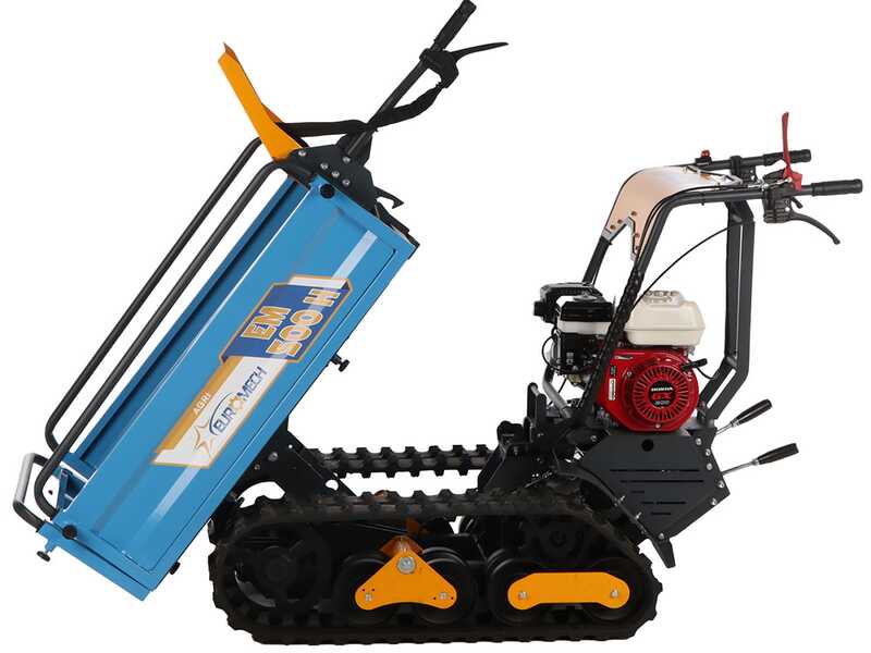 EuroMech EM500H-Agri - Tracked Wheelbarrow with Extendable Body 500Kg