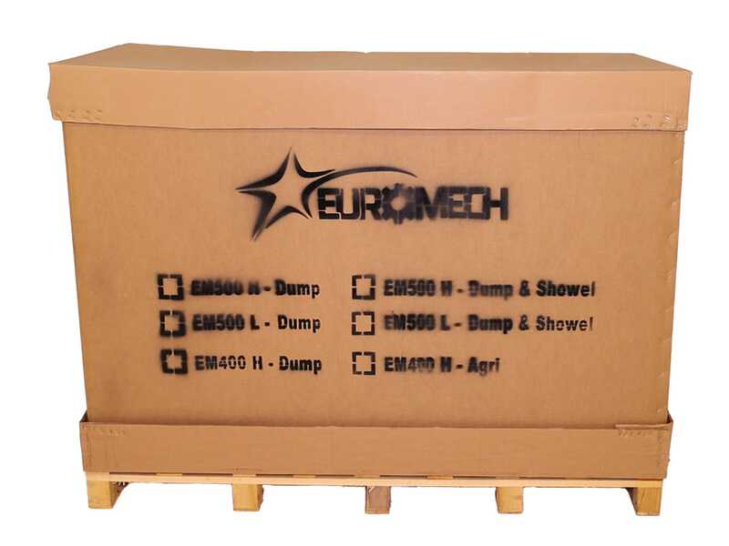 EuroMech EM500H-Agri - Tracked Wheelbarrow with Extendable Body 500Kg