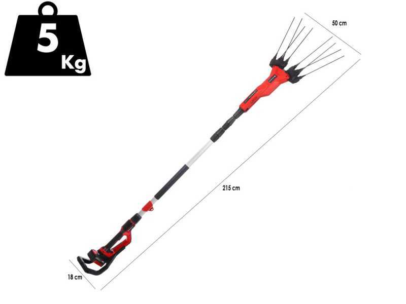 Einhell GE-FS 18/53 - Battery-powered Olive Harvester - Telescopic Pole - 18 V 4 Ah