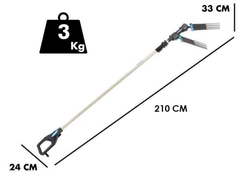 Campagnola Alice STAR 58 PLUS - 150-220 cm Aluminium Pole - Electric Olive Harvester 