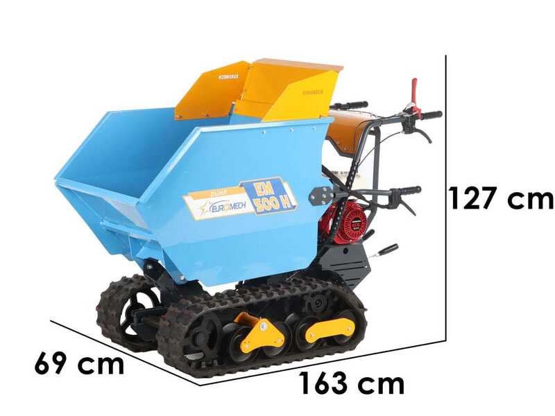 EuroMech EM500H-Dumper - Tracked Wheelbarrow Dumper Body 500Kg