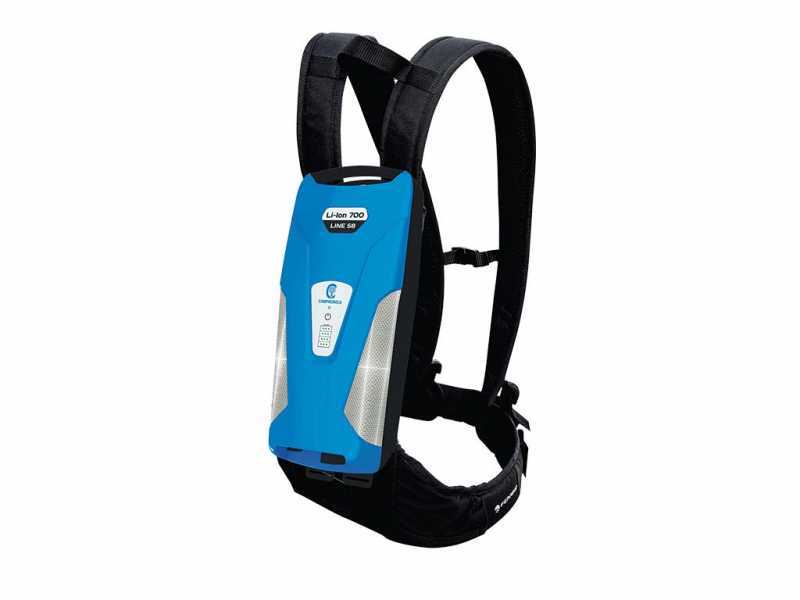 Campagnola Icarus V1 58 - 185-270 cm Carbon Pole - Electric Olive Harvester - Included Backpack Battery