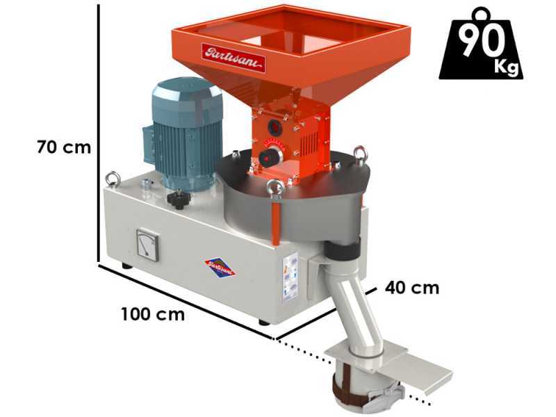 Partisani MB250S - Electric Stone Mill - 1800W Single-phase