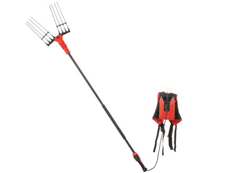 Blue Bird Olimpo 23-56 - Battery-powered Olive Harvester - Backpack Battery - Fixed Pole - 50.4B 18Ah