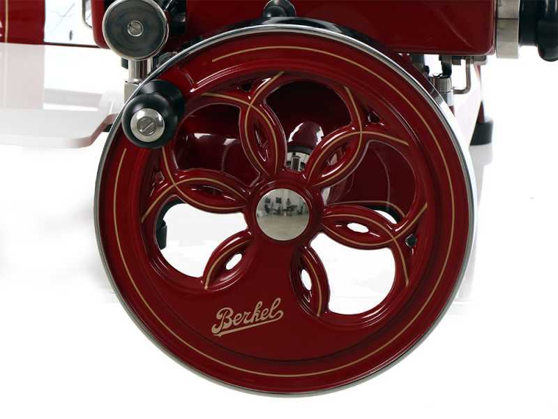 BERKEL B3 - Flywheel Meat Slicer With Pedestal With 300 mm Chrome-Plated Steel Blade - Red