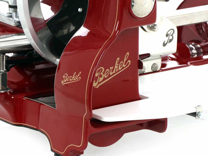 BERKEL B3 - Flywheel Meat Slicer With Pedestal With 300 mm Chrome-Plated Steel Blade - Red