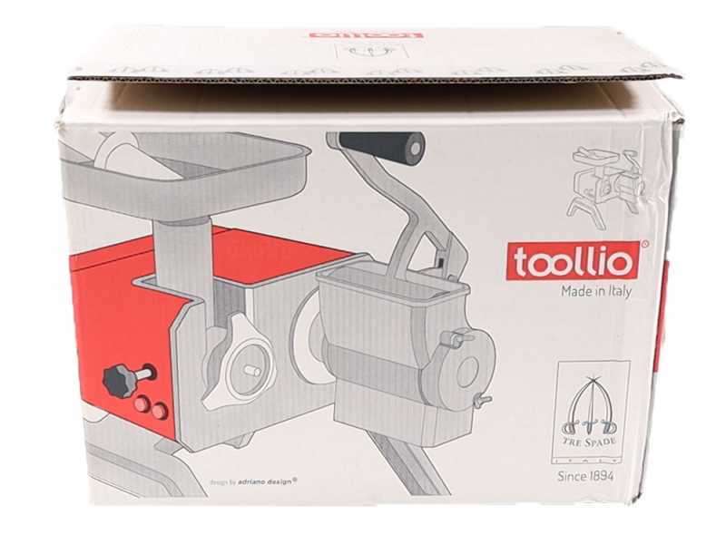 Tre Spade Toollio F95002/G - Electric Meat Mincer with Grater - 750W - Three-phase