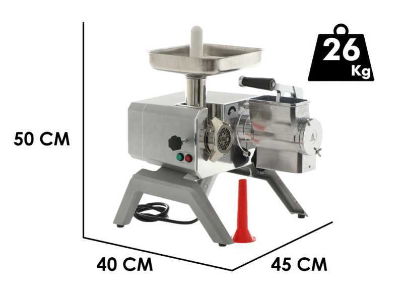 Tre Spade Toollio F95002/G - Electric Meat Mincer with Grater - 750W - Three-phase