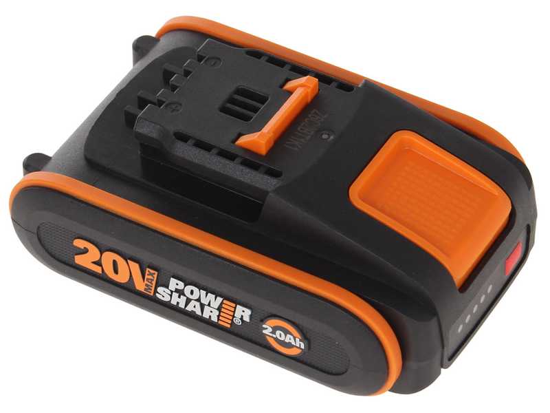WORX WG384E - 2x 20 V 4Ah Battery-powered Electric Chainsaw - 35 cm Blade 