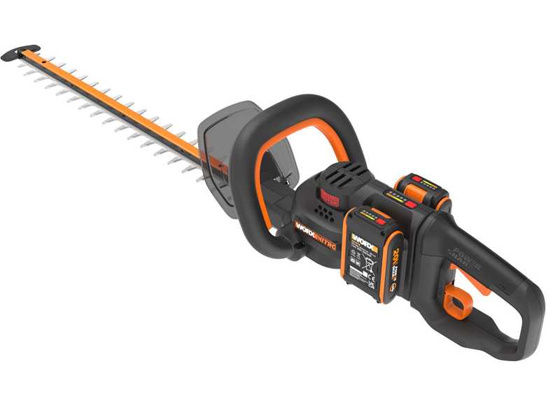 WORX NITRO WG286E.9 Hedge Trimmers 20V 60cm Steel Blade NO BATTERY AND BATTERY CHARGER INCLUDED