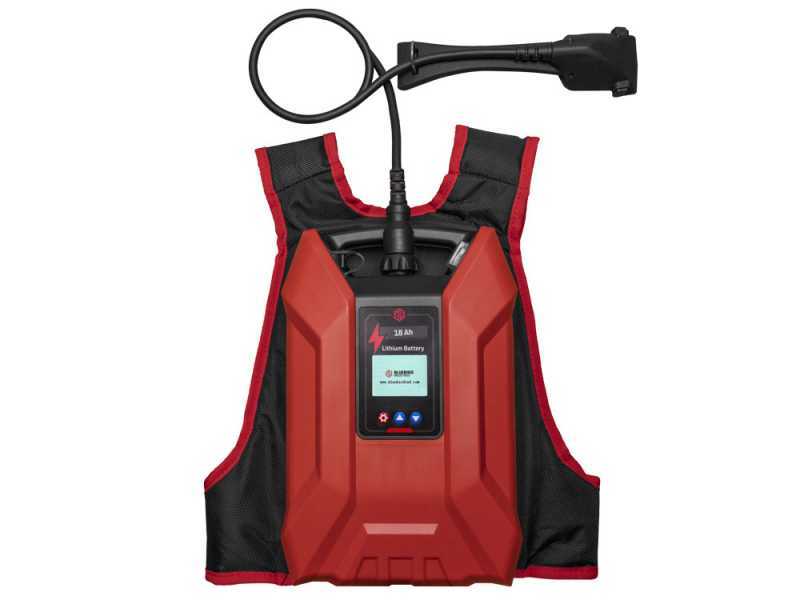 Blue Bird Olimpo 23-56 AT - Battery-powered Olive Harvester - Backpack Battery - Telescopic Pole - 50.4V 18Ah