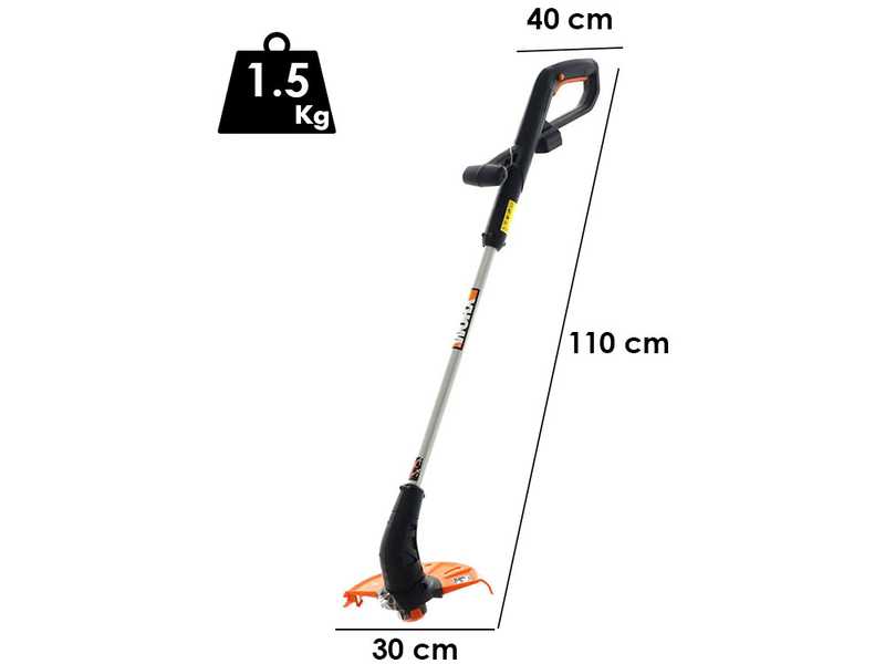 WORX twin pack WG927E - Battery-powered Lawn Mower and Edge Trimmer - 40V - 2x 2Ah