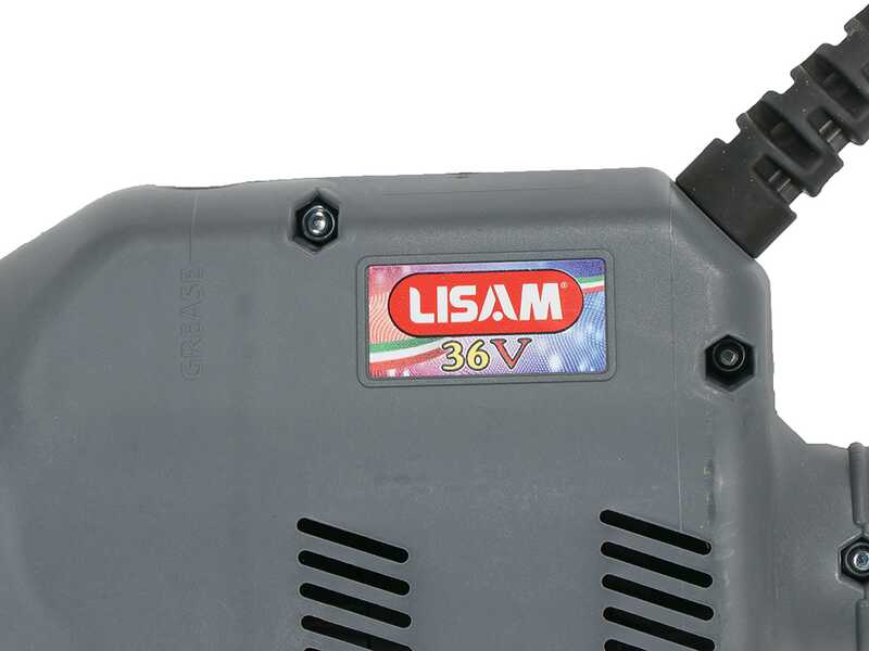 Lisam Swing 36V - Battery-powered electric olive harvester - With 8 + 8 carbon teeth - Telescopic pole- 220-300 cm