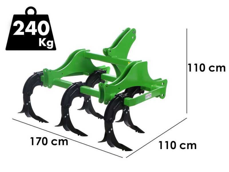 Seven Italy - Subsoiler RT5_Compak - 5 Elements 170 cm