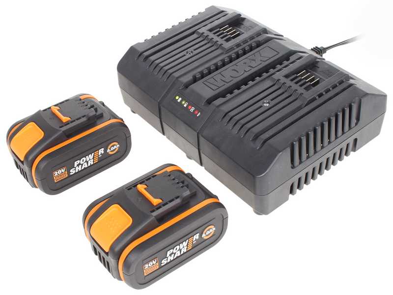 Worx Nitro WG471E - Battery-powered Snowplough - 40V - 2x 4Ah