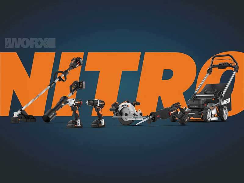 Worx Nitro WG471E - Battery-powered Snowplough - 40V - 2x 4Ah