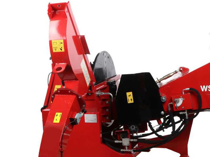 GeoTech-Pro WS72RS - Tractor Shredder - With Hydraulic Control Feed Rollers