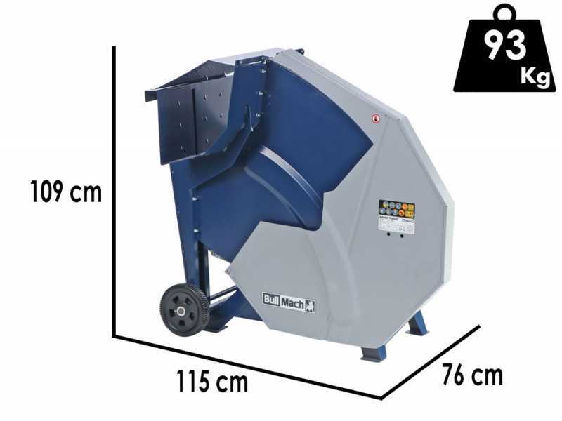 BullMach ENIO 7200-3 - Electric Log Cutter - Three-phase Professional Circular Saw with Stand