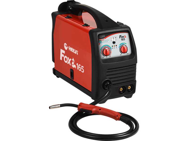 Helvi Fox 165 - Inverter wire welding machine MIG/MAG/MOG/BRAZING/MMA - GAS/NO GAS