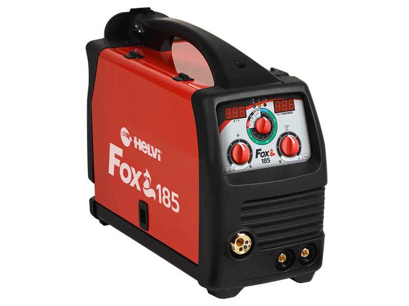 Helvi Fox185 flex-line - Inverter wire welding machine - MIG-MMA-TIG - GAS/NO GAS