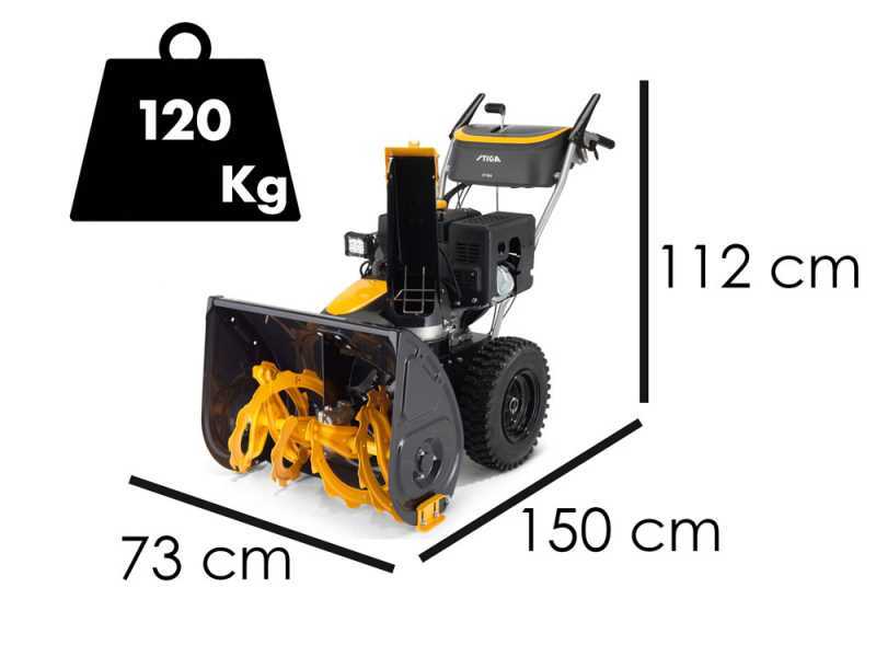 Stiga ST 966- Petrol Snowplough - WS300