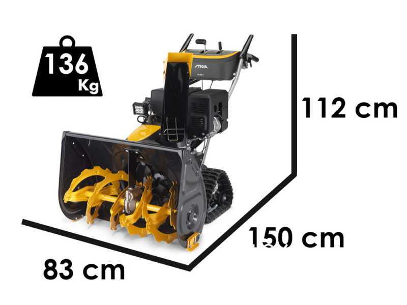 Stiga ST 976 T - Petrol Snowplough - Tracked - WS380