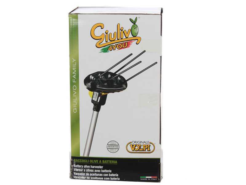 Volpi Giulivo 4YOU 706 - Electric Battery-powered Olive Harvester - Olive Shaker on Fixed Pole 