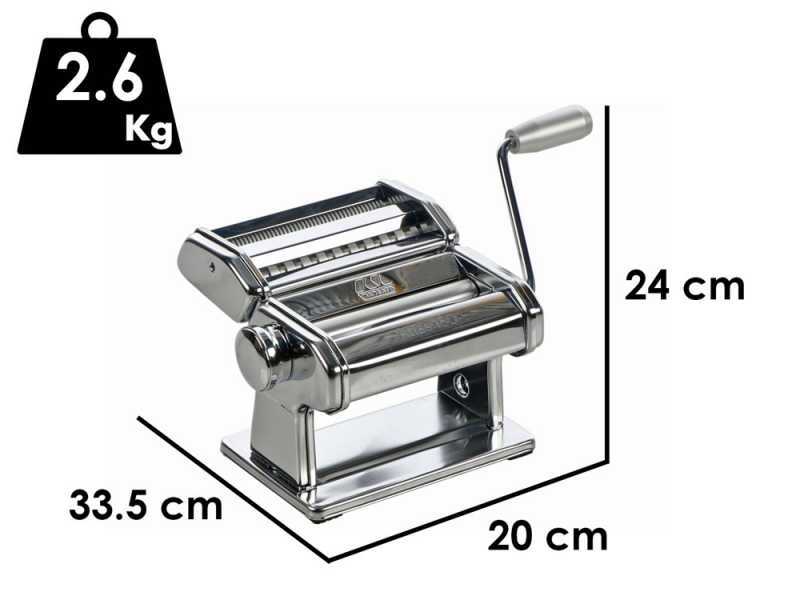Marcato Atlas 150 Design - Manual Stainless Steel Pasta Maker