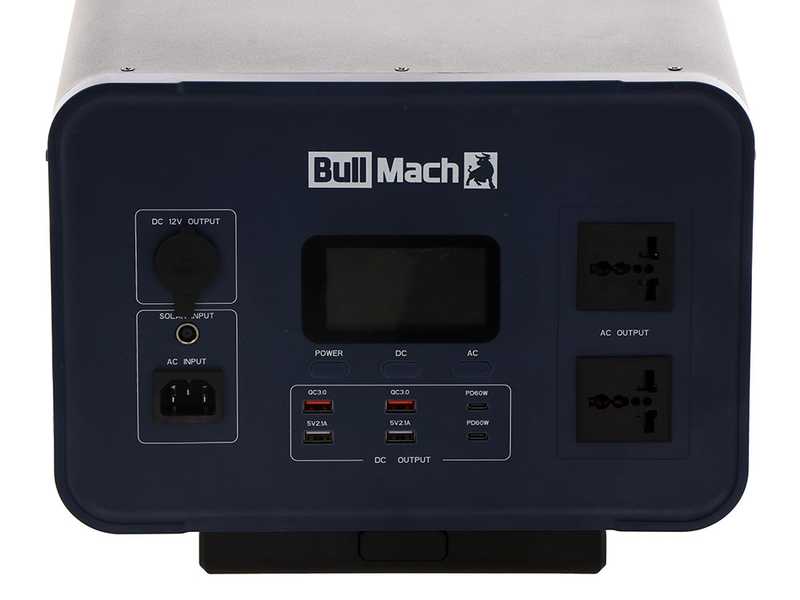 BullMach Elektron 3000 - Portable Power Station - Wheeled - 3000w/2304Wh 3.2V