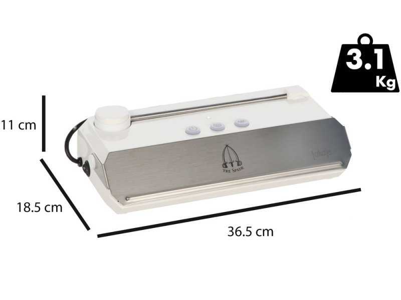 Tre Spade Takaje VacuumMachine White - Vacuum Sealer - 33 cm Sealing Bar