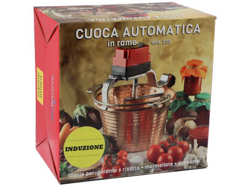 NuovaFac Cuoca Automatica -  Hammered Copper Electric Induction Pot - 9L - 5W