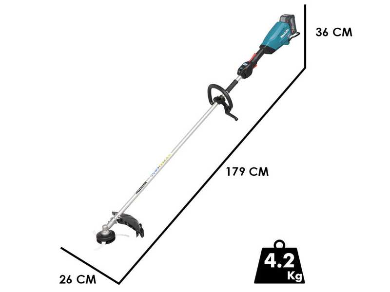 Makita UR017G - Battery-powered Brush Cutter - 40V - 4Ah