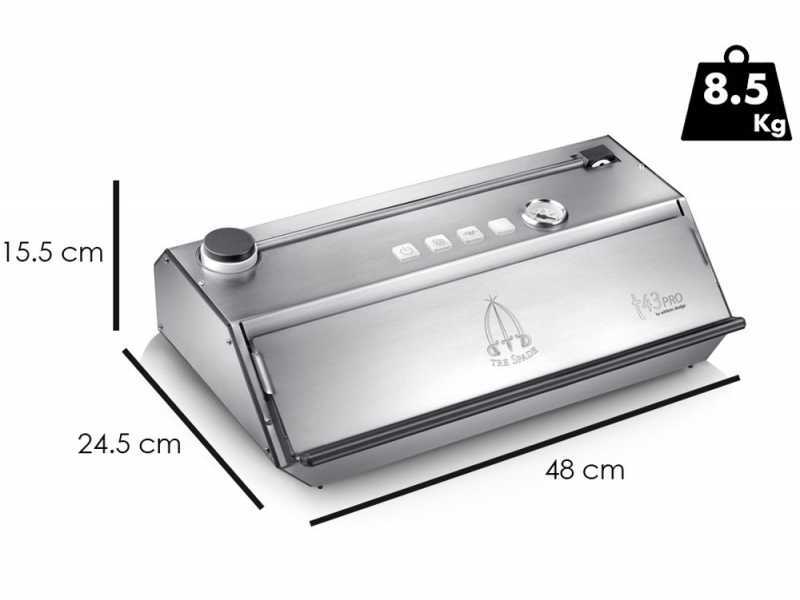Tre Spade T-43 PRO - Professional Vacuum Sealer- 43 cm Sealing Bar