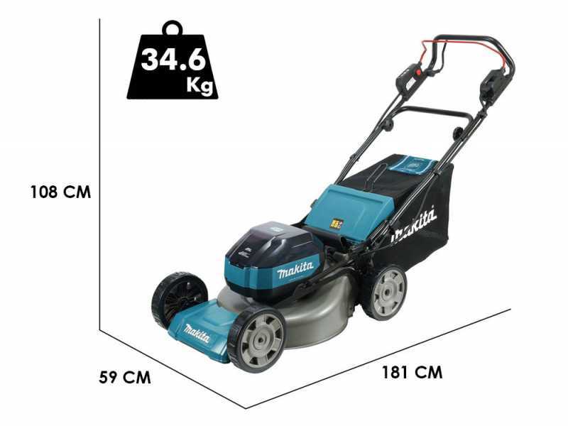 Makita LM004JB101 - Cordless Lawn Mower - 64V/10Ah - Cutting Width 53 cm