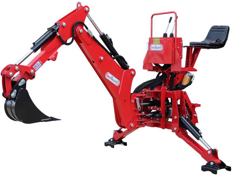 GeoTech Pro BHF 225 - Backhoe for stationary tractor