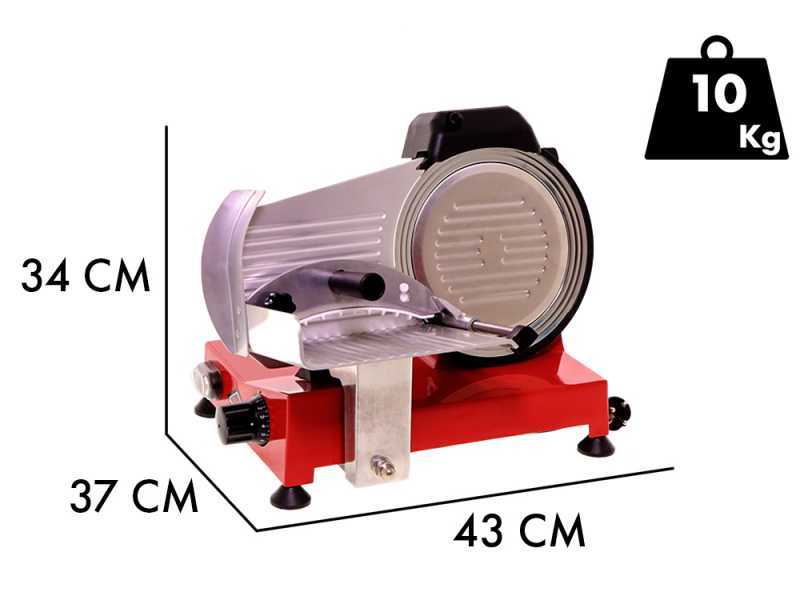Celme BETA 220 Red - Slicer with steel blade 220 mm