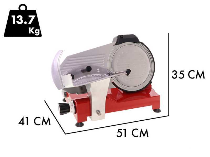 Celme BETA 250 Red - Slicer with 250 mm steel blade