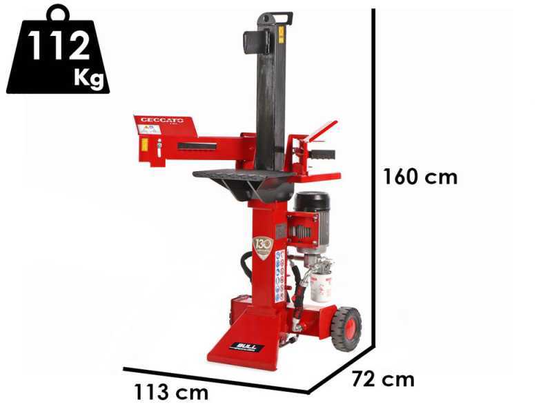 Ceccato BULL SPLE6LT - Electric Log Splitter - Vertical - 400V