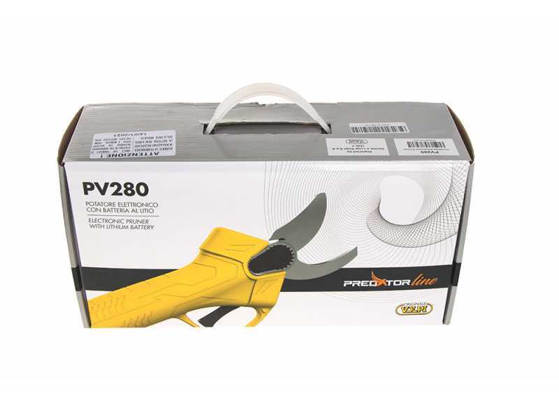 Volpi PV280 - Electric pruning shear - 25mm Cutting diameter - WITHOUT BATTERY AND BATTERY CHARGER