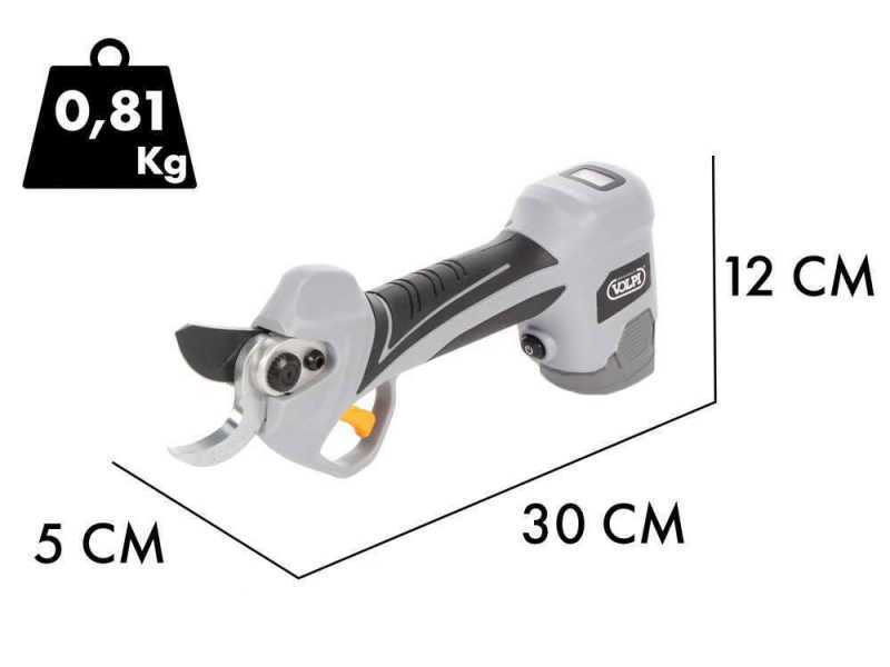 Volpi KV360 - Electric pruning shear - 32mm Cutting diameter - WITHOUT BATTERY AND BATTERY CHARGER