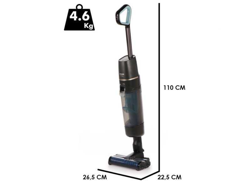 Philips AquaTrio 7000 XW7110/01 - Cordless floor washer - 3-in-1 washer, dryer and vacuum