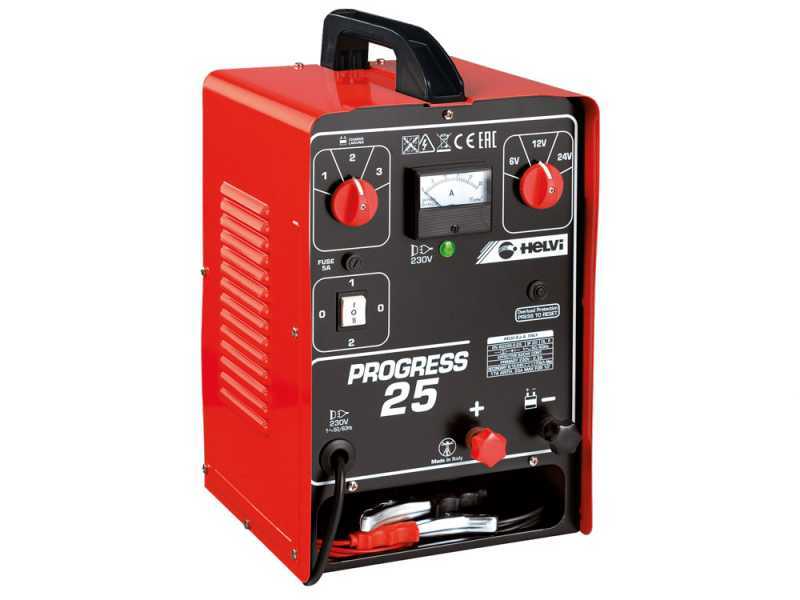 Helvi Progress 25 - Battery charger - 6/12/24V - Single-phase