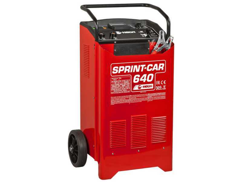 Helvi sprint CAR 640 - Wheeled battery charger and starter - 12/24 V